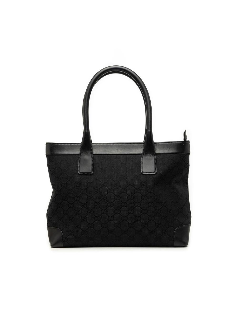 Gucci Vintage Zip Tote Gg Canvas With #376166G52B